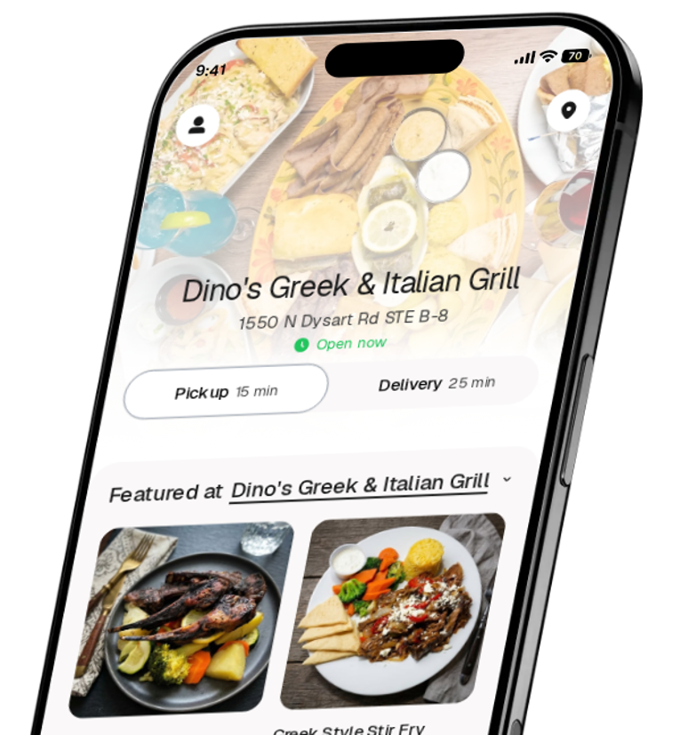 Dino's Greek & Italian Grill app preview